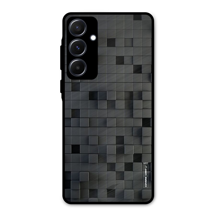 Black Bricks Metal Back Case for Galaxy A55