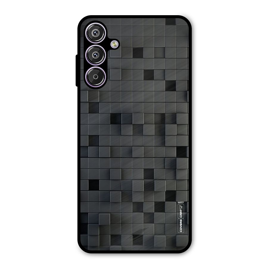 Black Bricks Metal Back Case for Galaxy F15