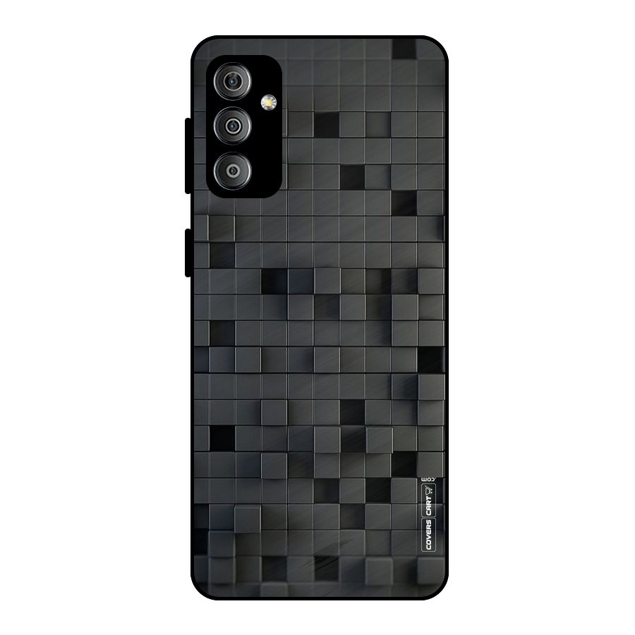 Black Bricks Metal Back Case for Galaxy F23
