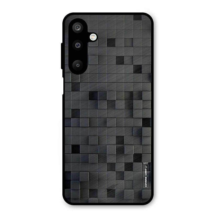 Black Bricks Metal Back Case for Galaxy M16