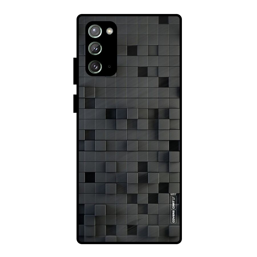 Black Bricks Metal Back Case for Galaxy Note 20