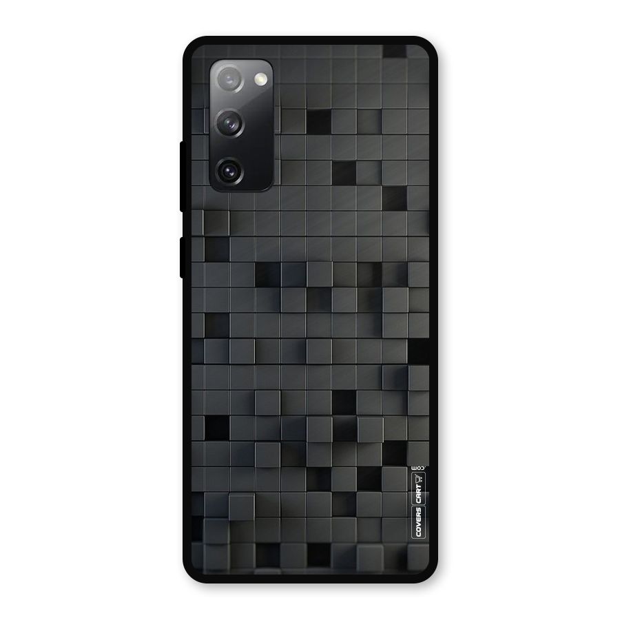 Black Bricks Metal Back Case for Galaxy S20 FE 5G