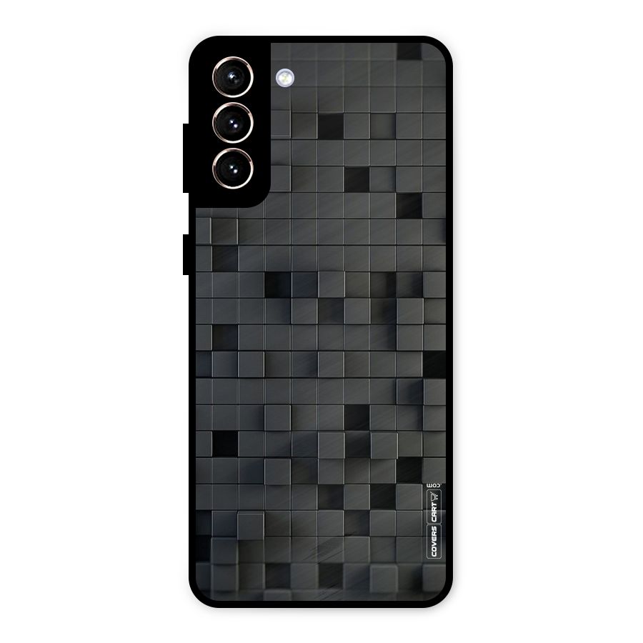 Black Bricks Metal Back Case for Galaxy S21 Plus