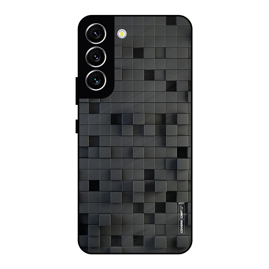 Black Bricks Metal Back Case for Galaxy S22 5G