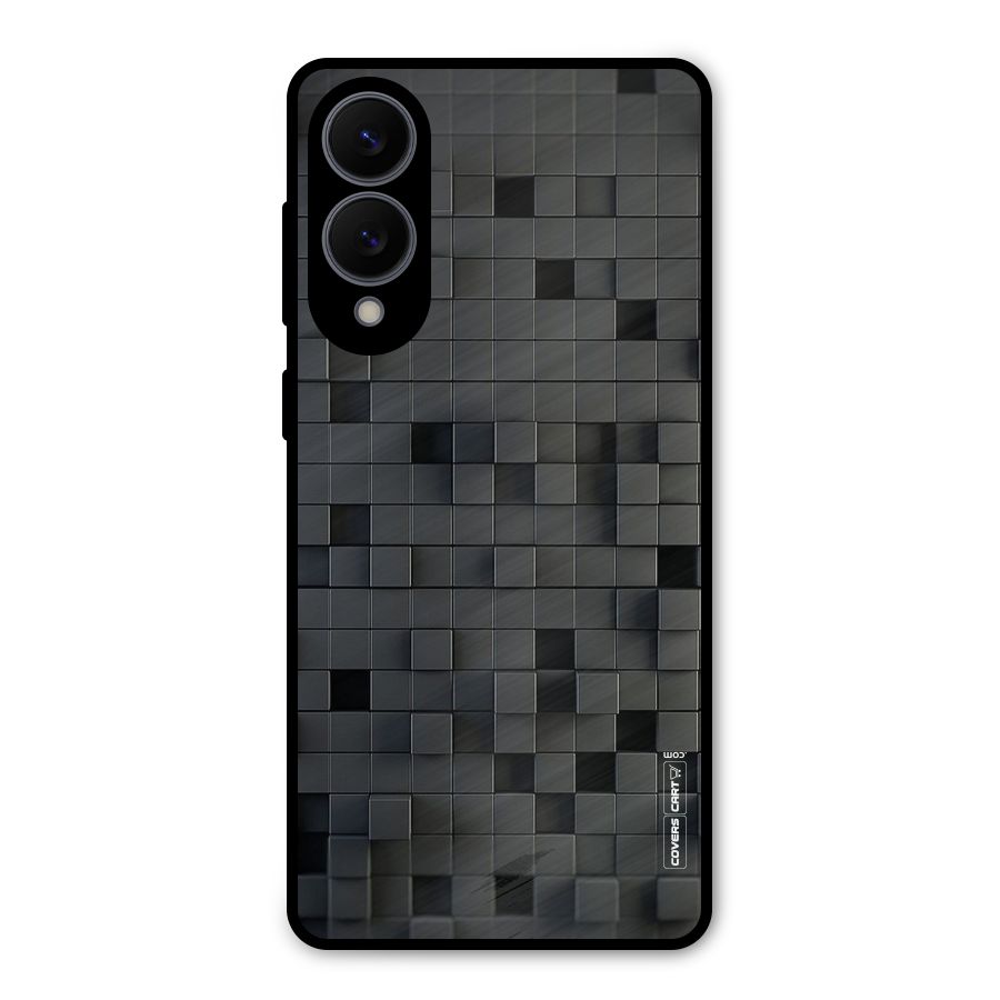 Black Bricks Metal Back Case for Galaxy S25 Edge