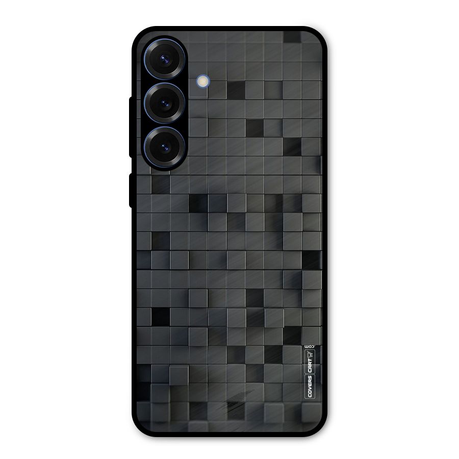 Black Bricks Metal Back Case for Galaxy S25 Plus