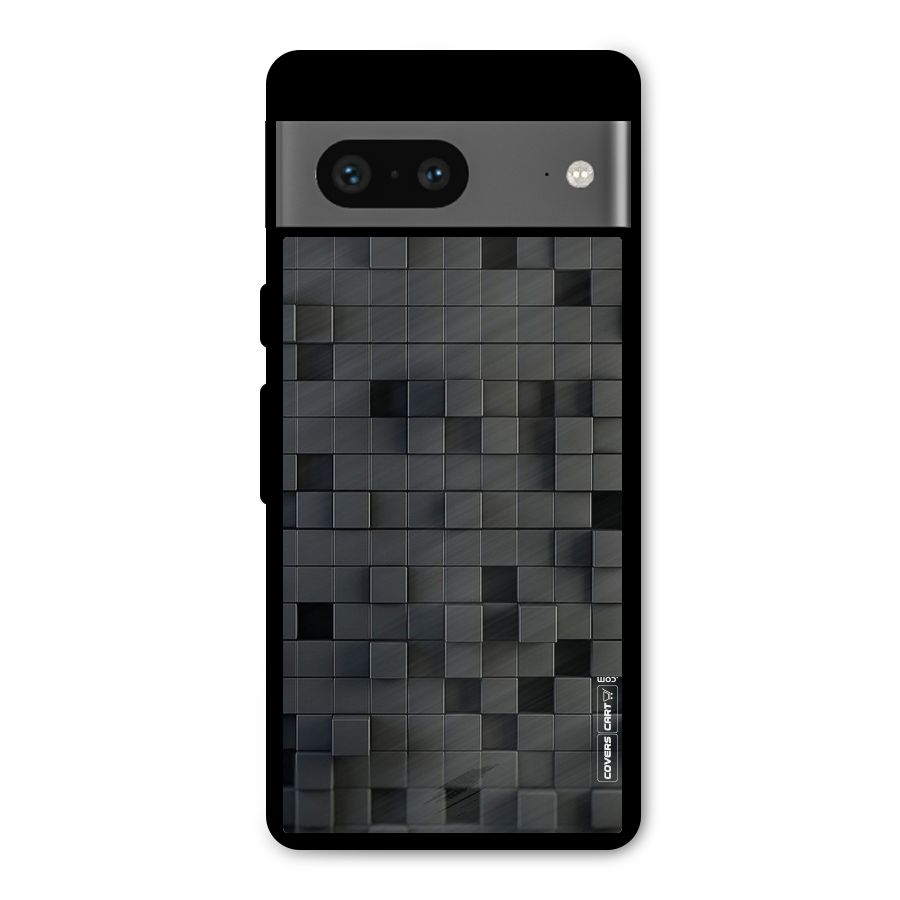Black Bricks Metal Back Case for Google Pixel 7