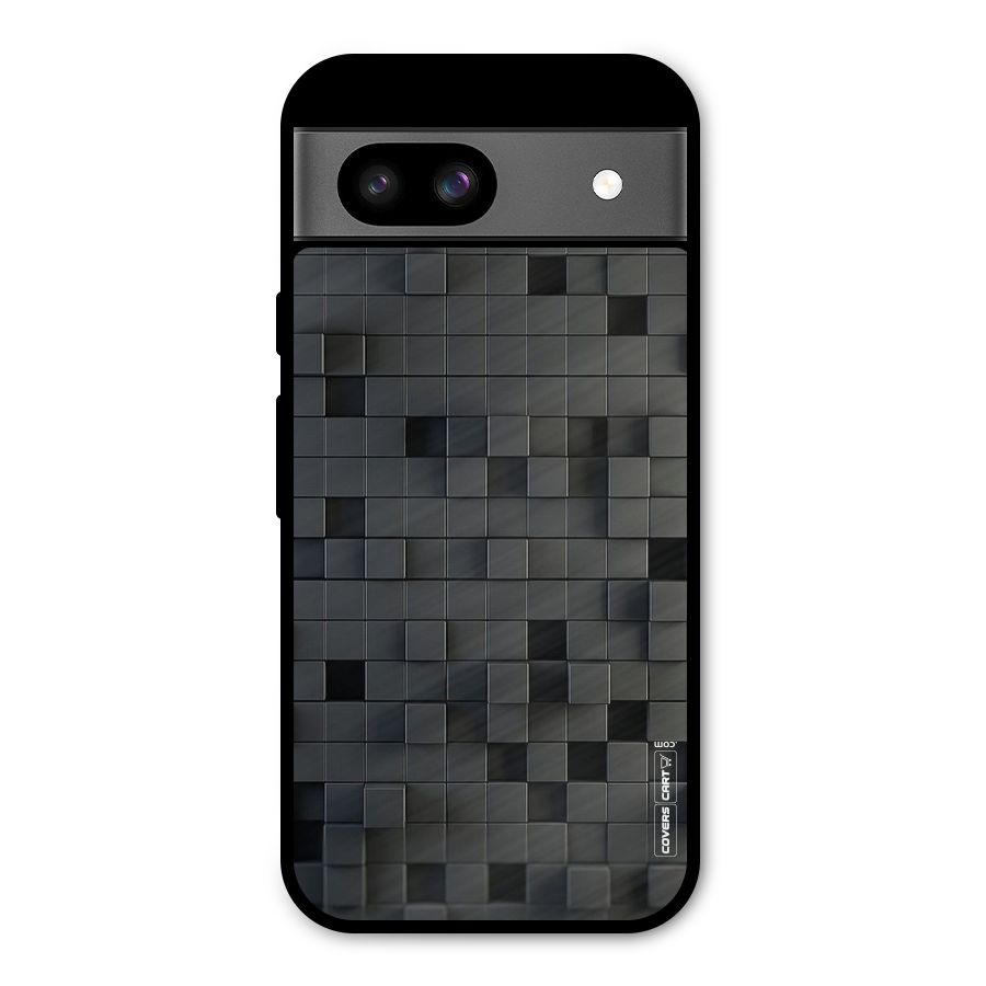 Black Bricks Metal Back Case for Google Pixel 8a