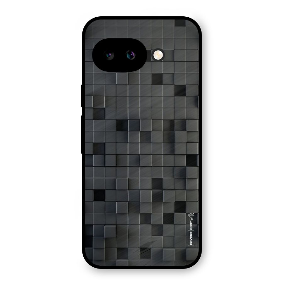 Black Bricks Metal Back Case for Google Pixel 9a