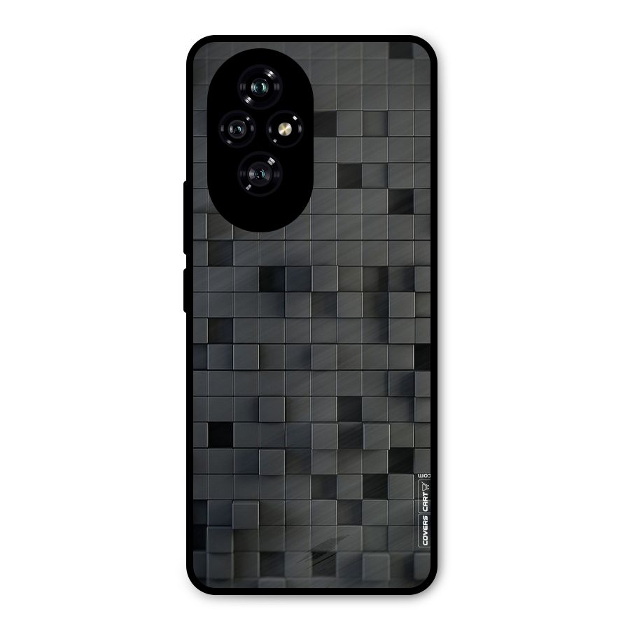 Black Bricks Metal Back Case for Honor 200
