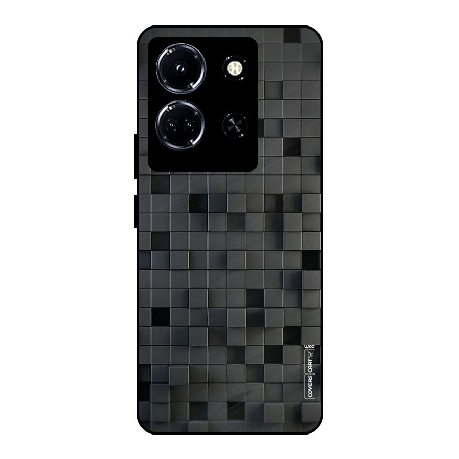 Black Bricks Metal Back Case for Infinix Note 30 5G