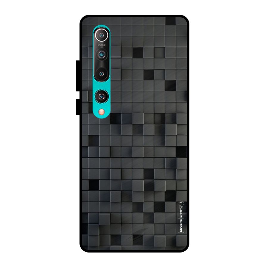 Black Bricks Metal Back Case for Mi 10