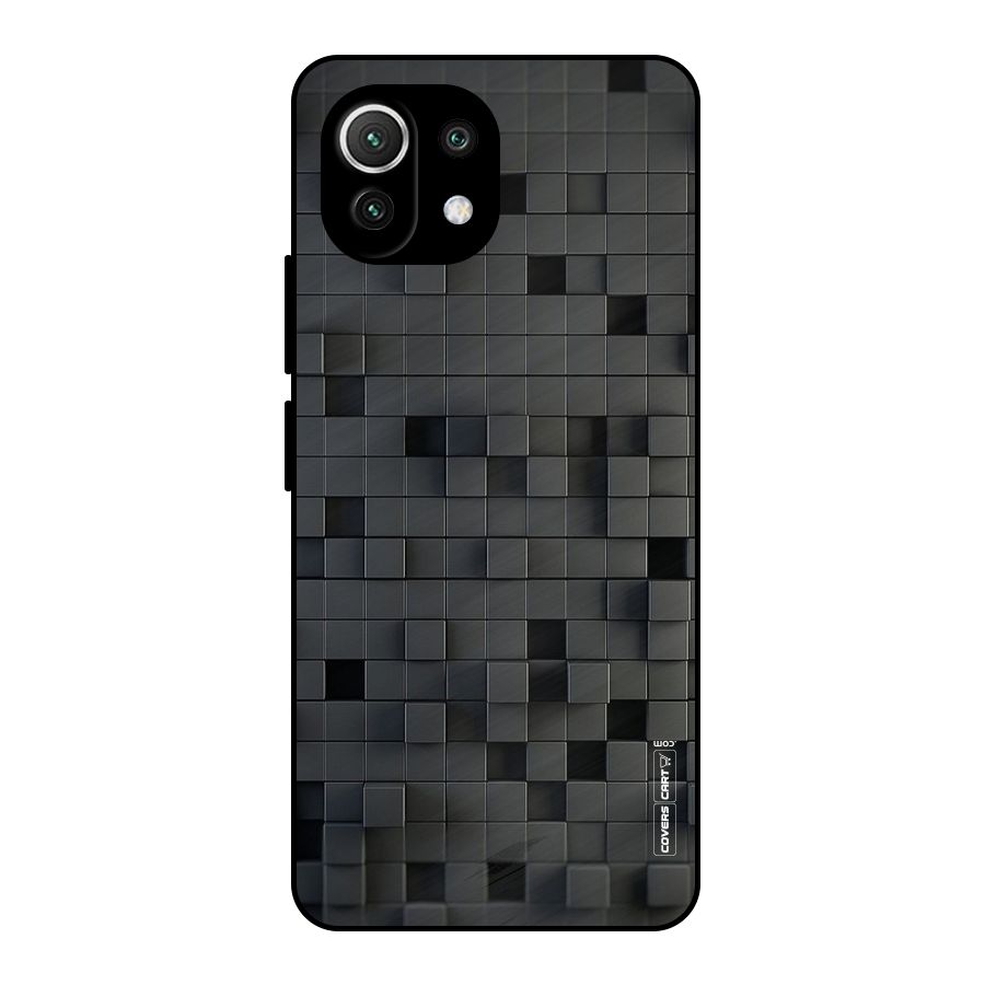 Black Bricks Metal Back Case for Mi 11 Lite NE 5G