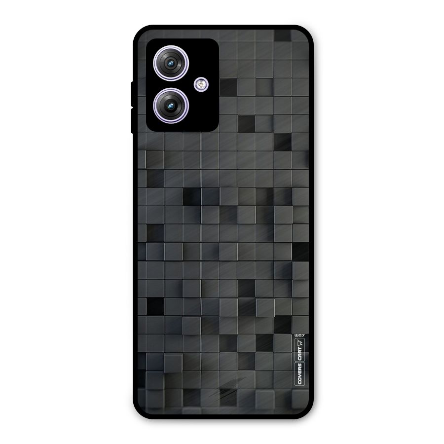 Black Bricks Metal Back Case for Moto G64
