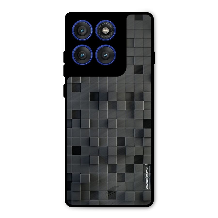 Black Bricks Metal Back Case for Motorola Edge 60 Pro