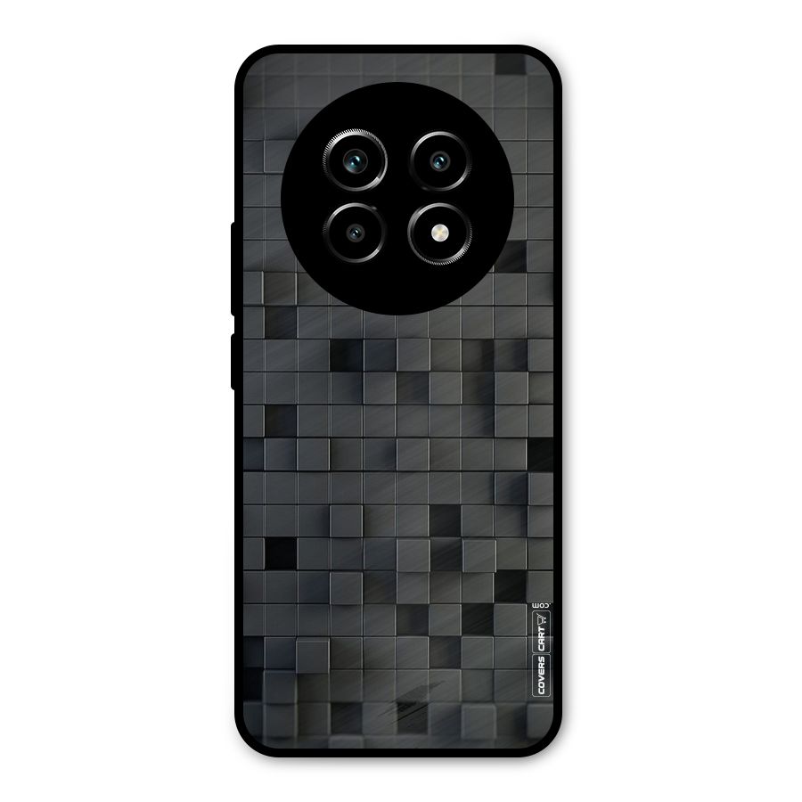 Black Bricks Metal Back Case for Realme 13 Pro
