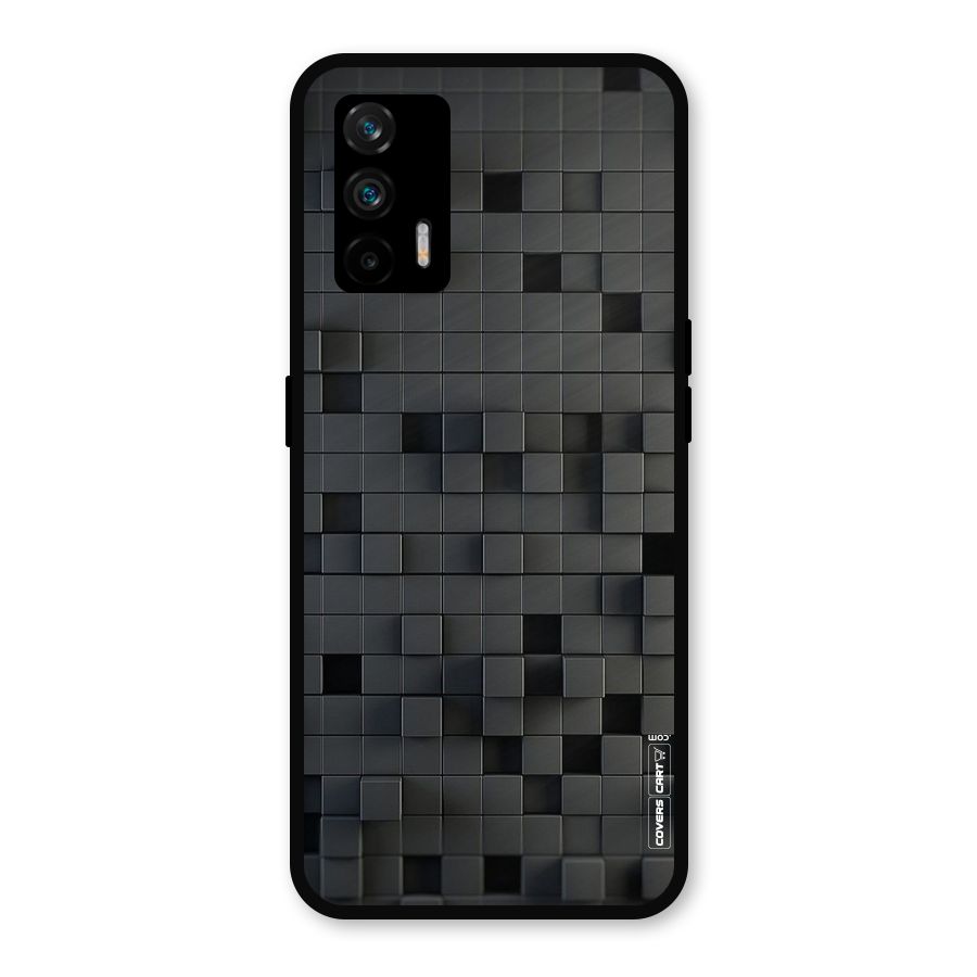 Black Bricks Metal Back Case for Realme GT 5G