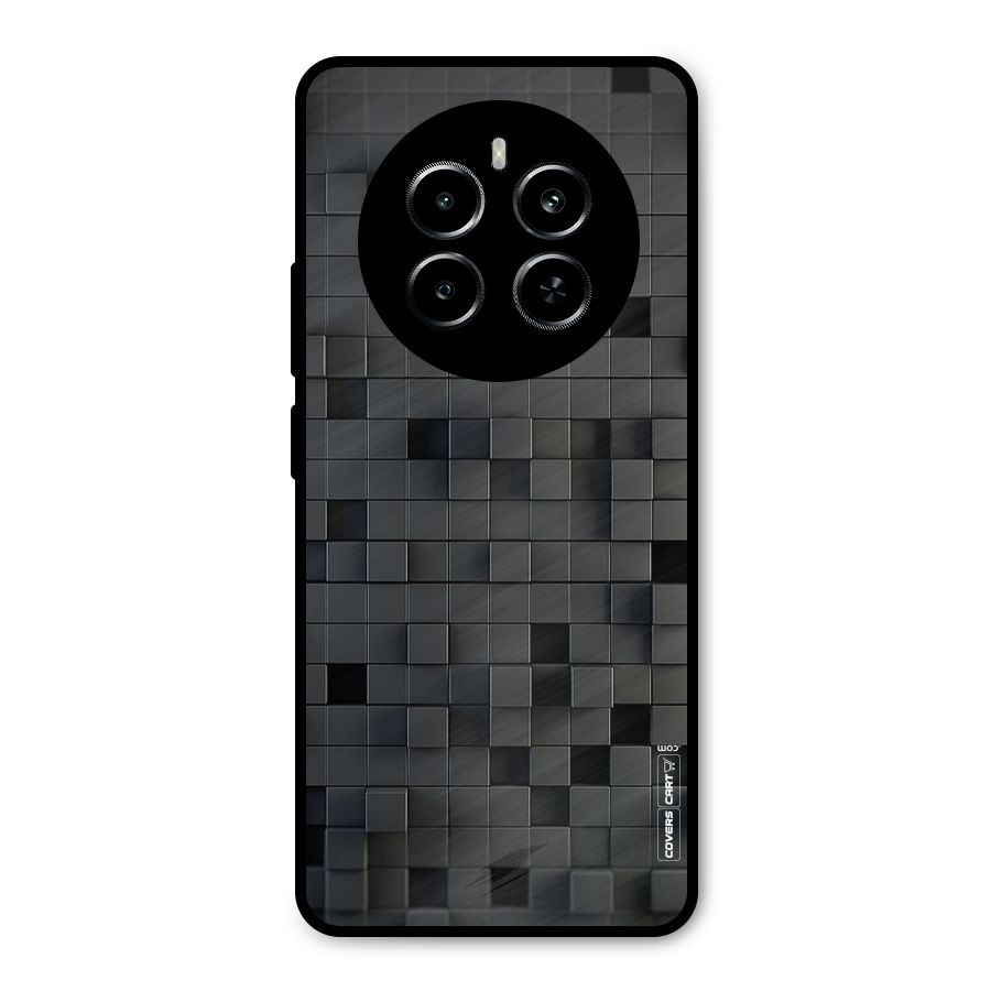 Black Bricks Metal Back Case for Realme P1