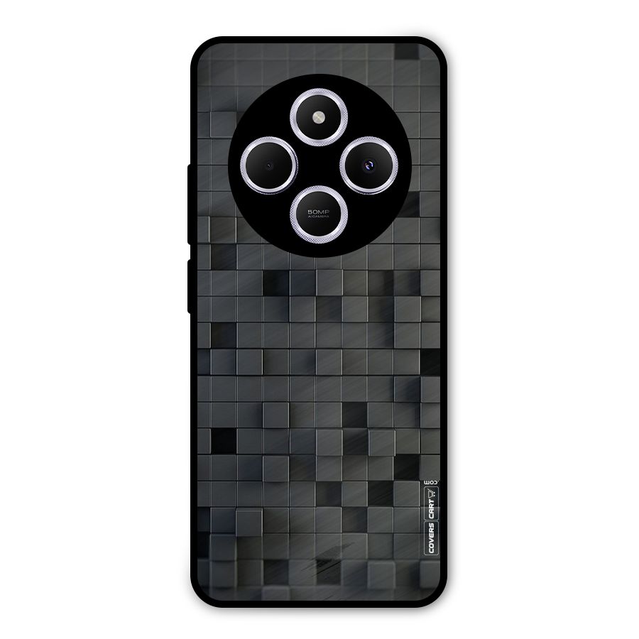 Black Bricks Metal Back Case for Redmi A4