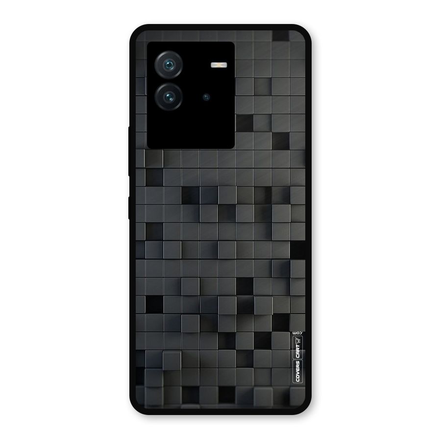 Black Bricks Metal Back Case for iQOO Neo 6 5G