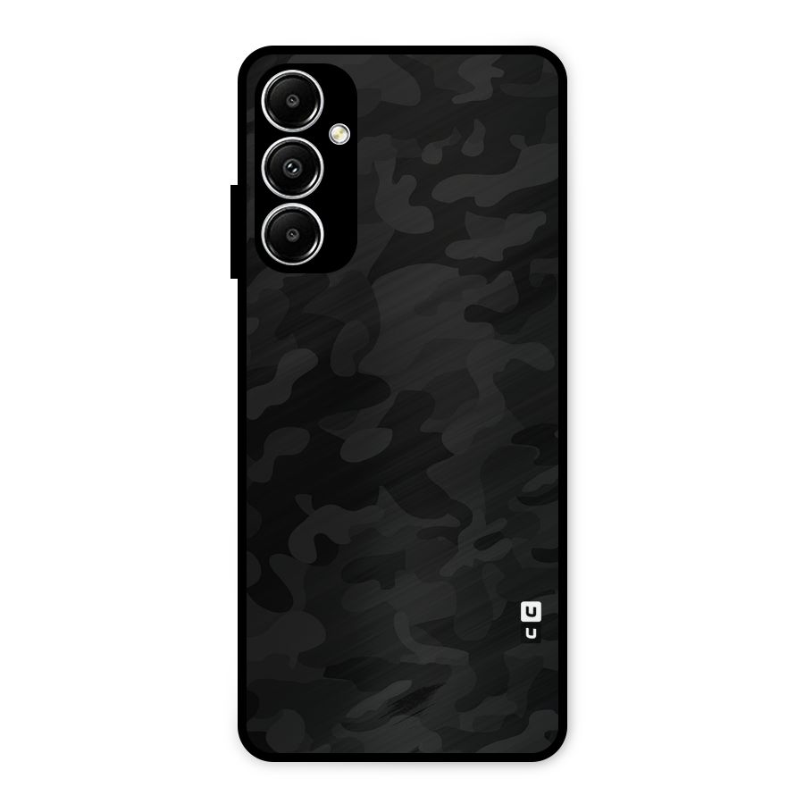 Black Camouflage Metal Back Case for Galaxy A05s