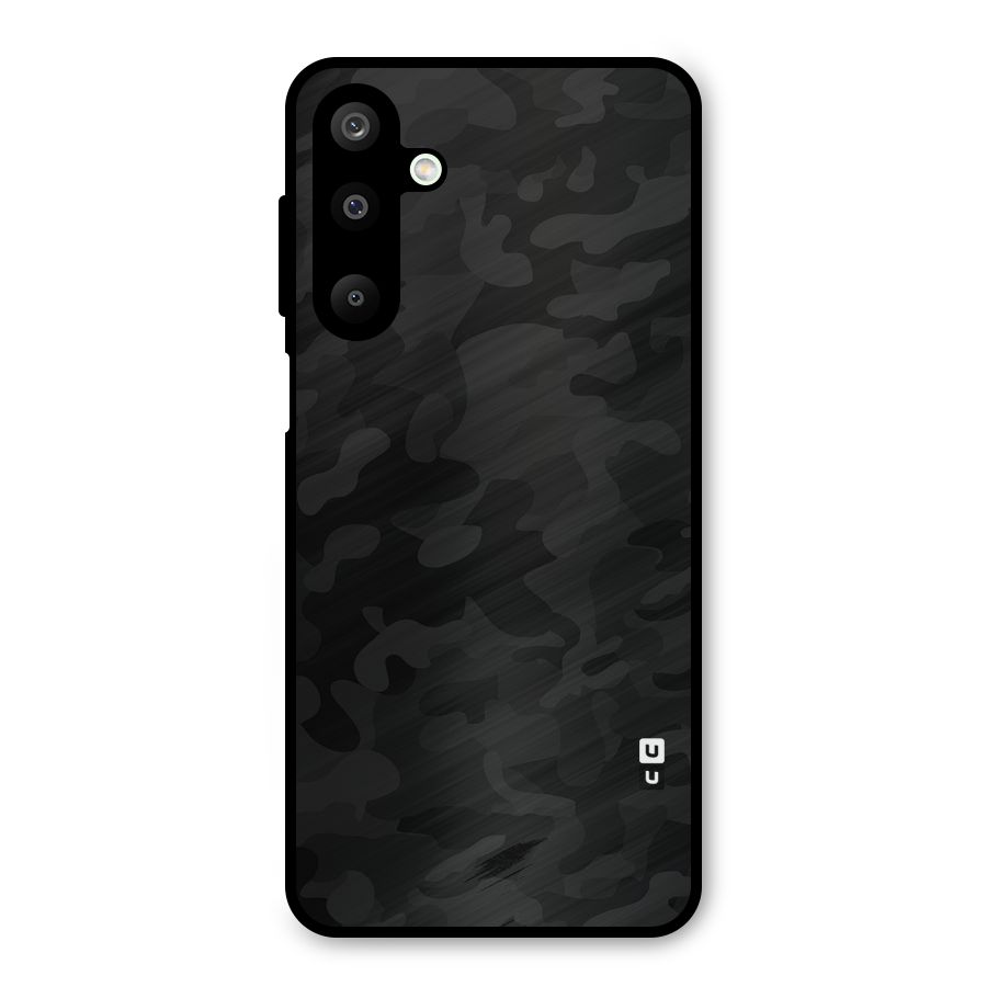 Black Camouflage Metal Back Case for Galaxy M16