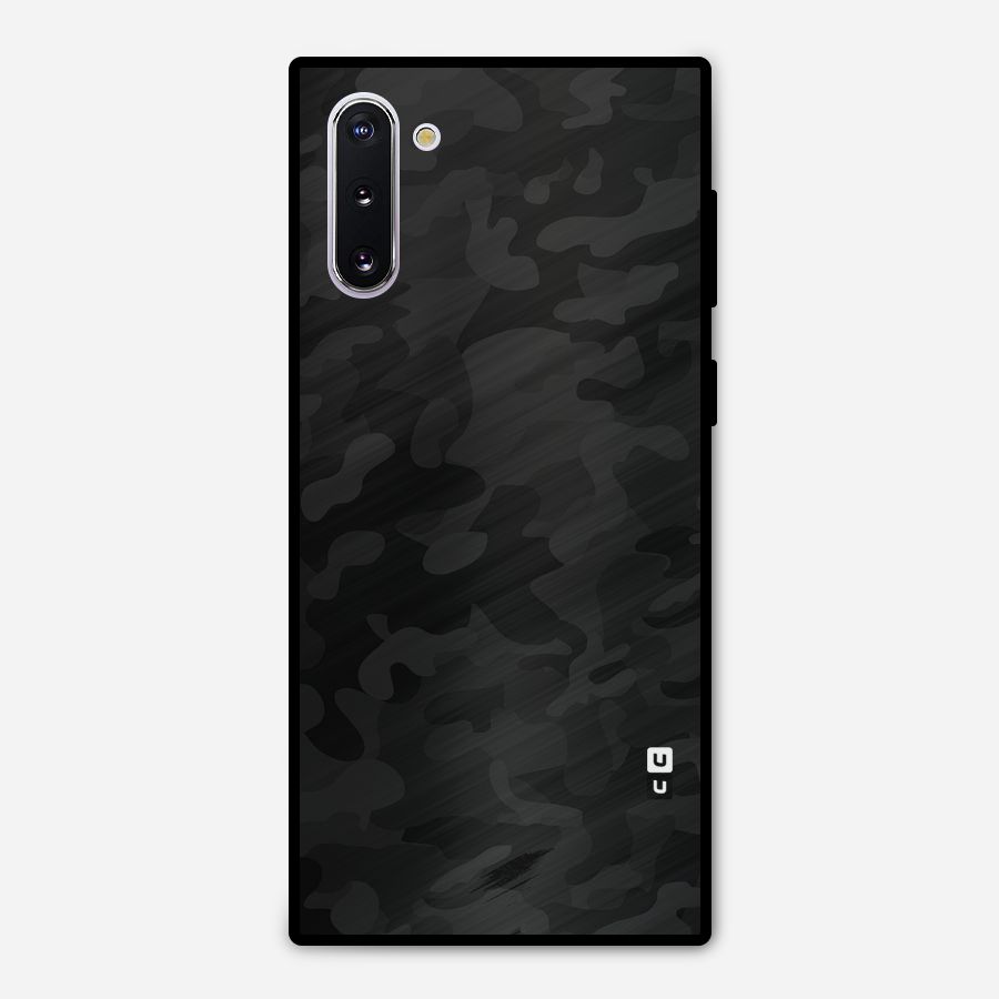 Black Camouflage Metal Back Case for Galaxy Note 10