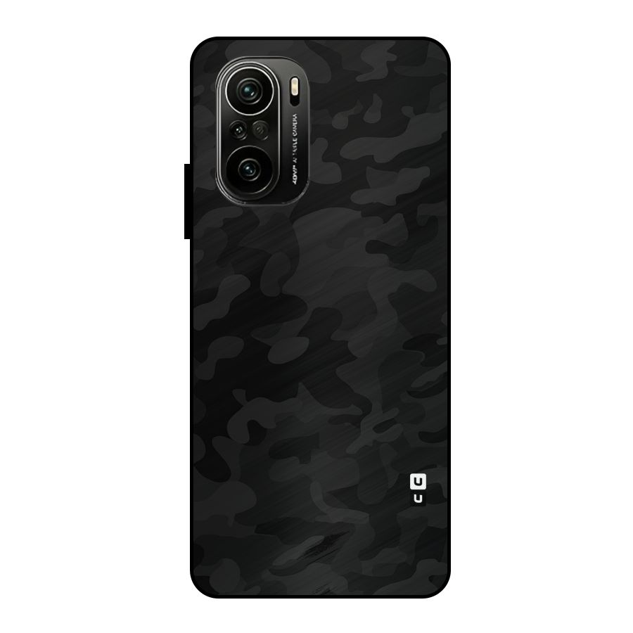 Black Camouflage Metal Back Case for Mi 11x