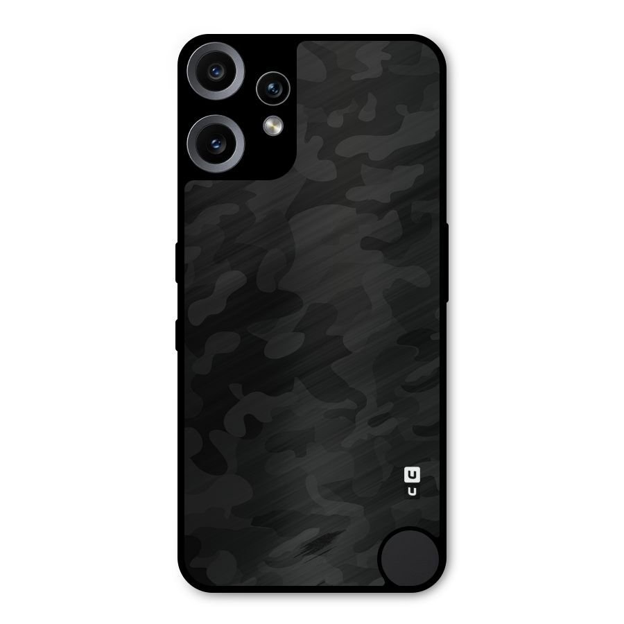 Black Camouflage Metal Back Case for Nothing CMF Phone 2 Pro