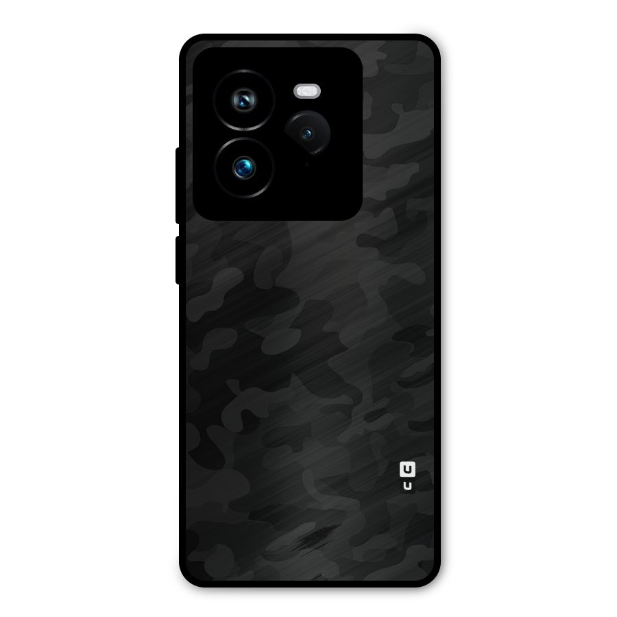 Black Camouflage Metal Back Case for Realme GT 7 Pro