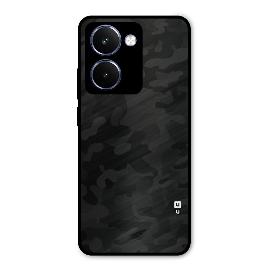 Black Camouflage Metal Back Case for Realme P3 Ultra