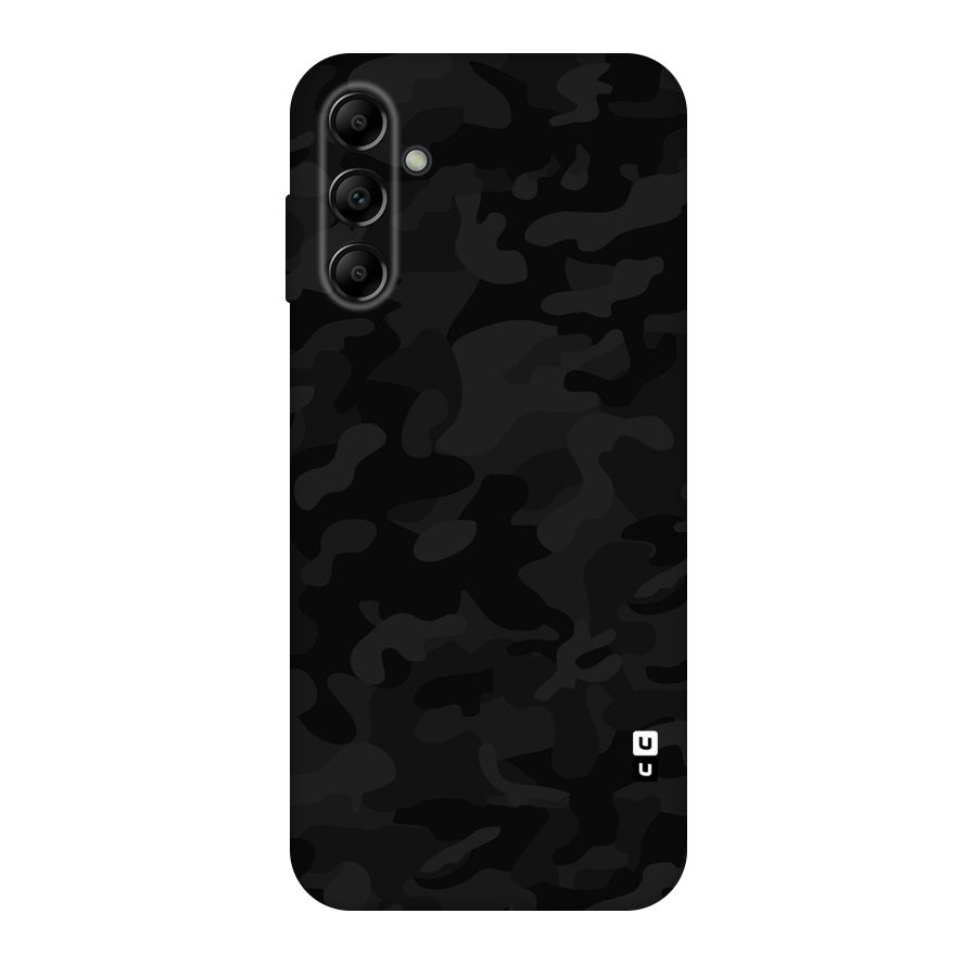 Black Camouflage Original Polycarbonate Back Case for Galaxy A14 5G