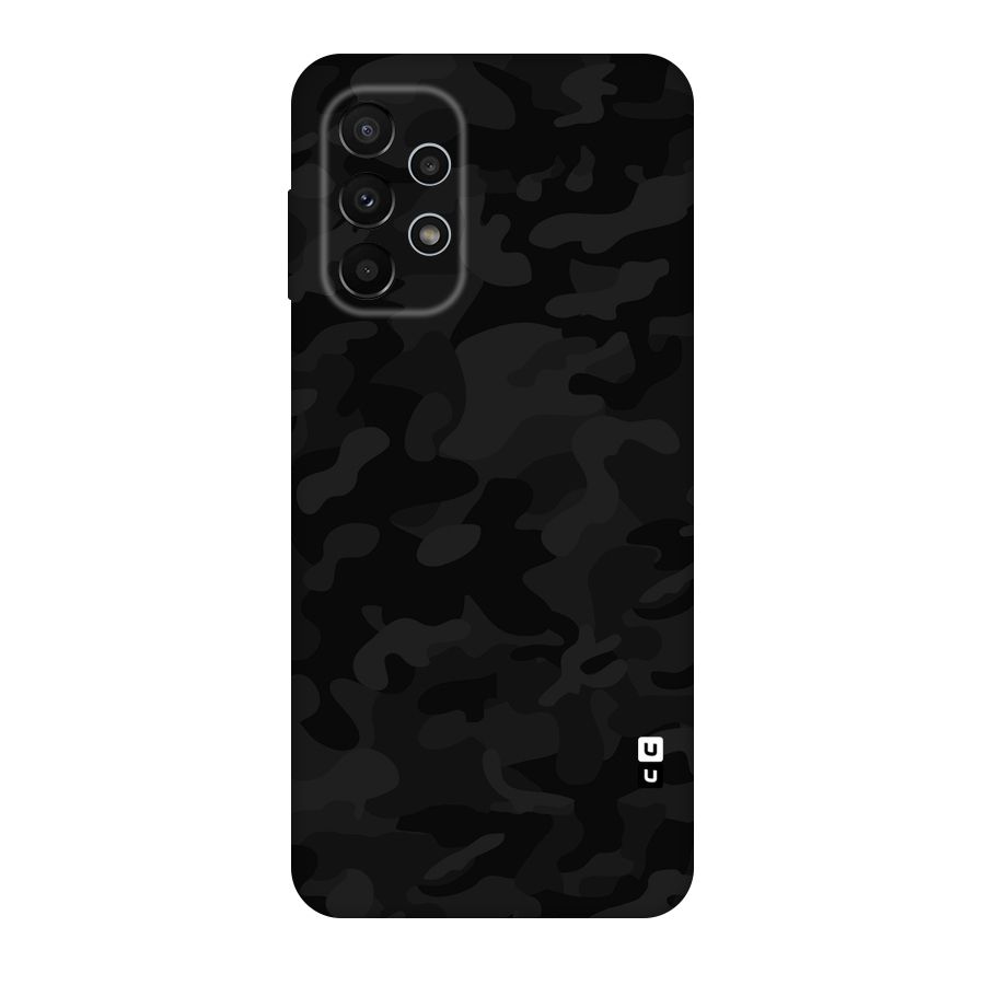Black Camouflage Original Polycarbonate Back Case for Galaxy A23
