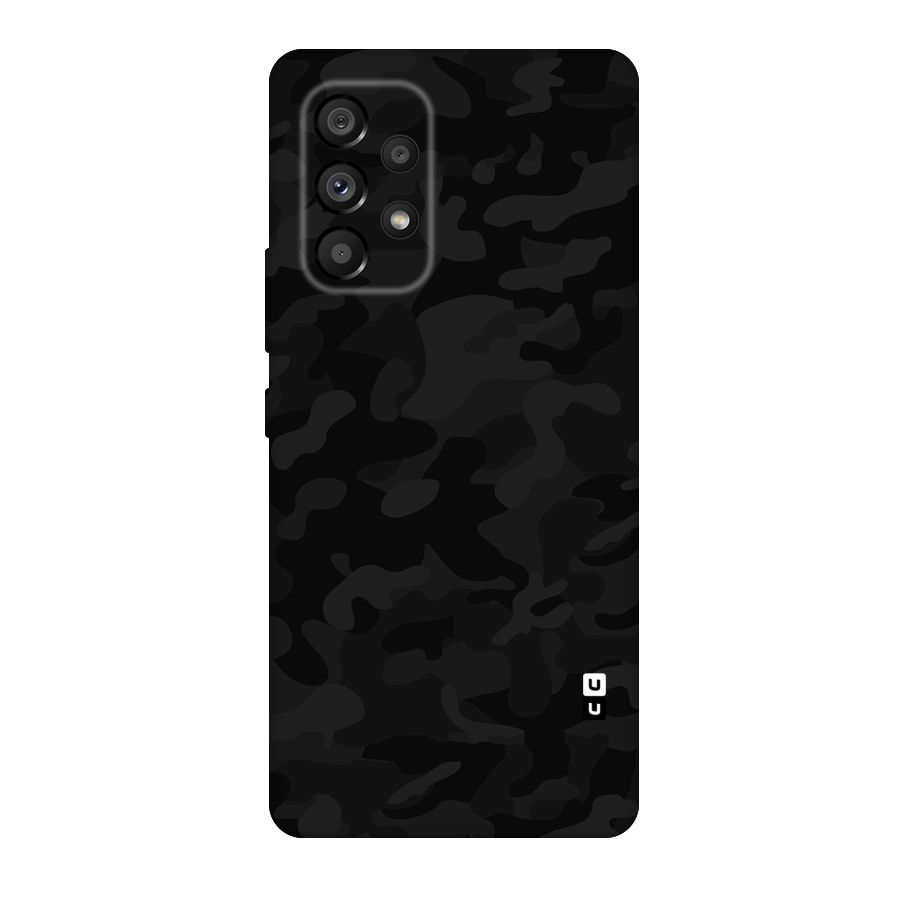 Black Camouflage Original Polycarbonate Back Case for Galaxy A53 5G