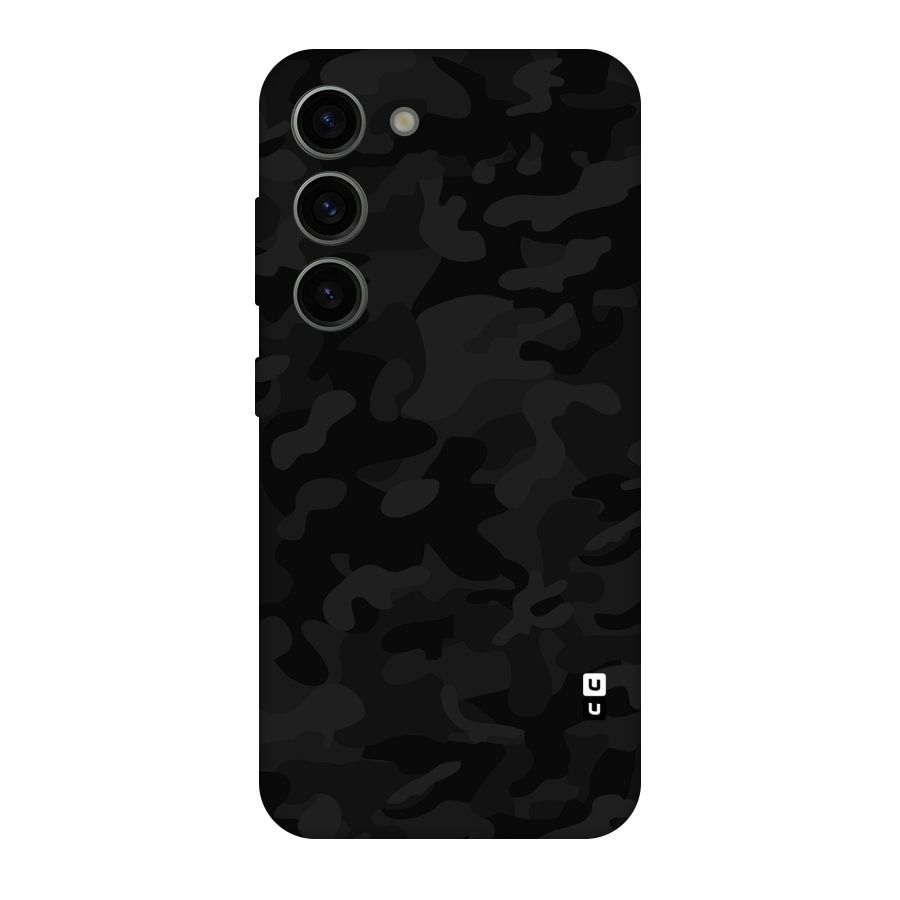 Black Camouflage Original Polycarbonate Back Case for Galaxy S23