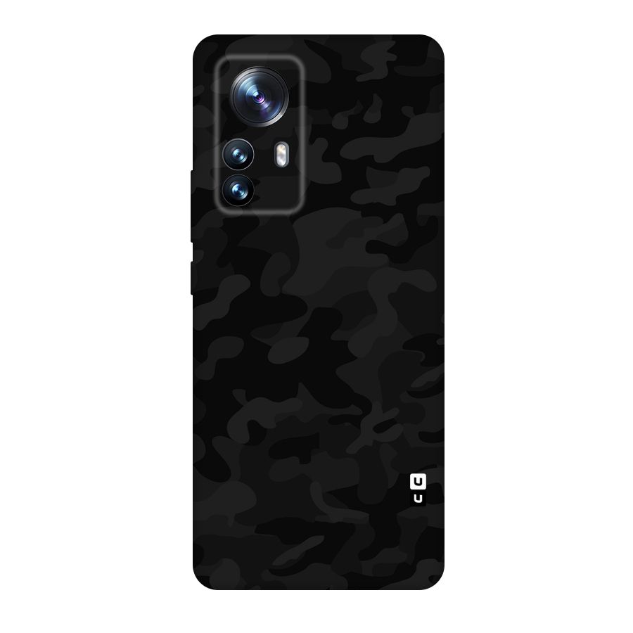 Black Camouflage Original Polycarbonate Back Case for Xiaomi 12 Pro