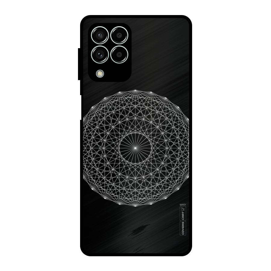 Black Clipart Metal Back Case for Galaxy M33