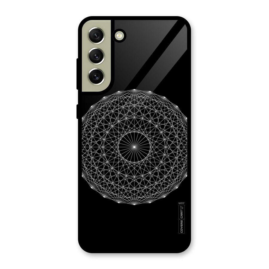 Black Clipart Metal Back Case for Galaxy S21 FE 5G (2023)