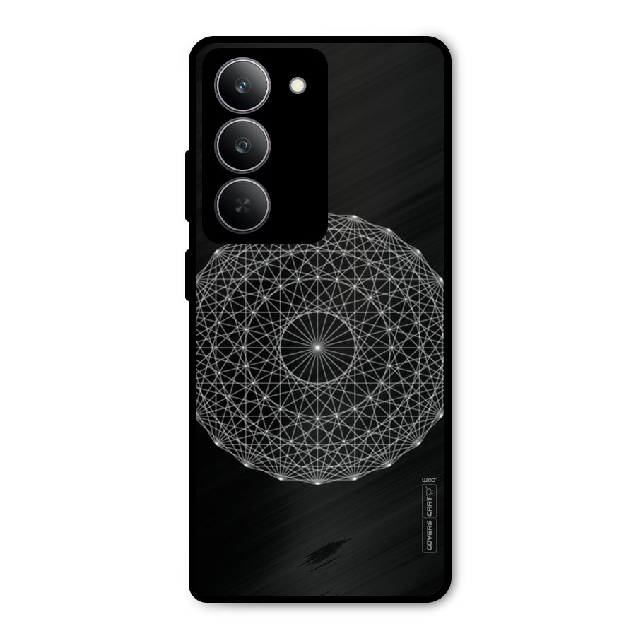 Black Clipart Metal Back Case for Realme 14x