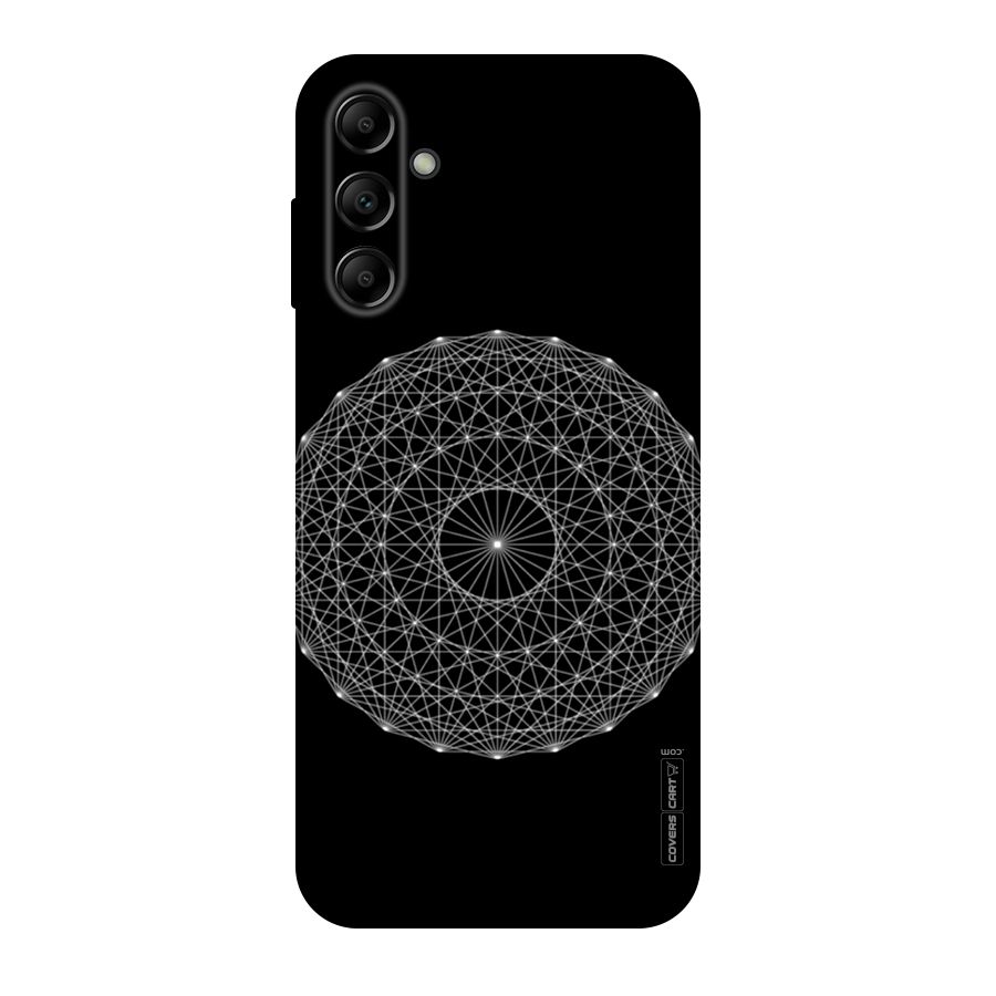Black Clipart Original Polycarbonate Back Case for Galaxy A14 5G