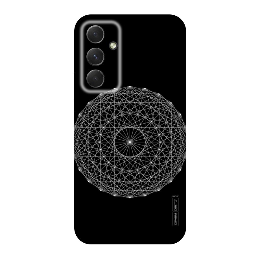 Black Clipart Original Polycarbonate Back Case for Galaxy A54