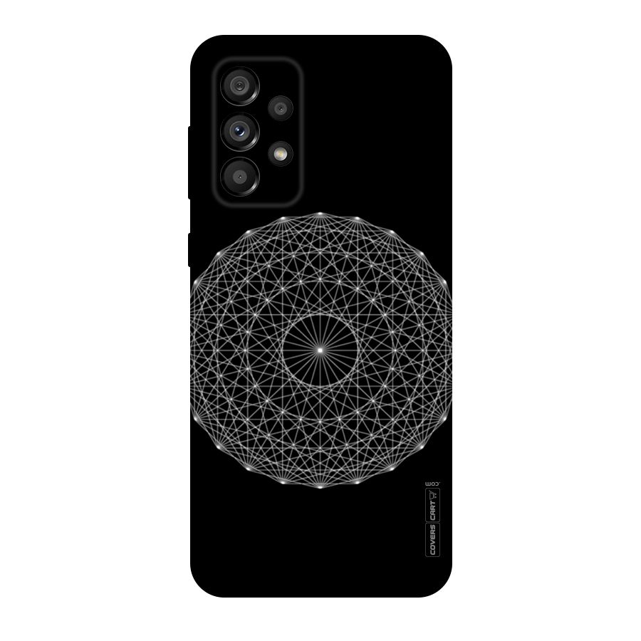 Black Clipart Original Polycarbonate Back Case for Galaxy A73 5G