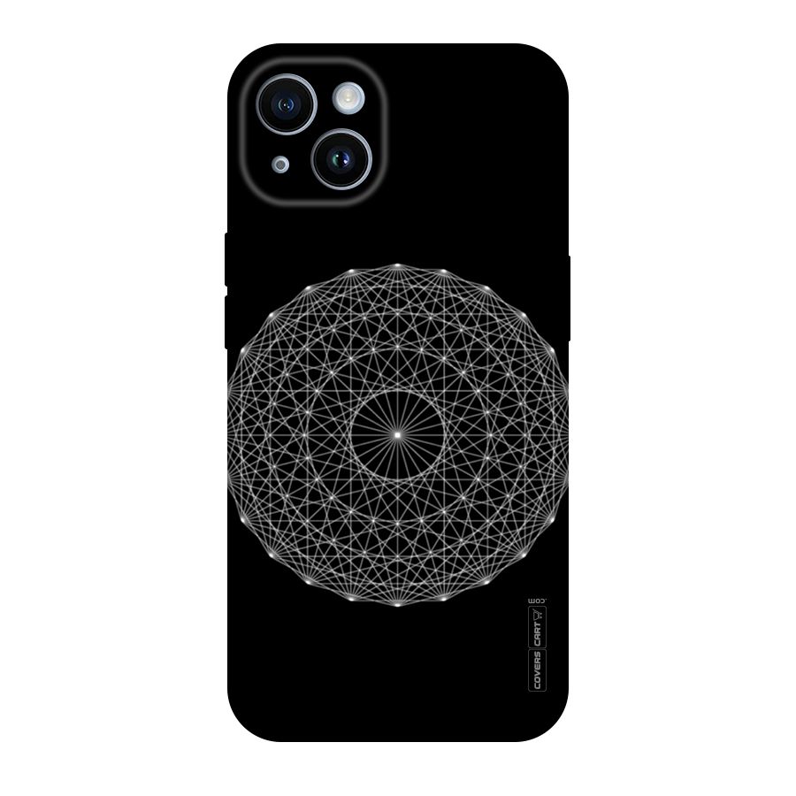 Black Clipart Original Polycarbonate Back Case for iPhone 14