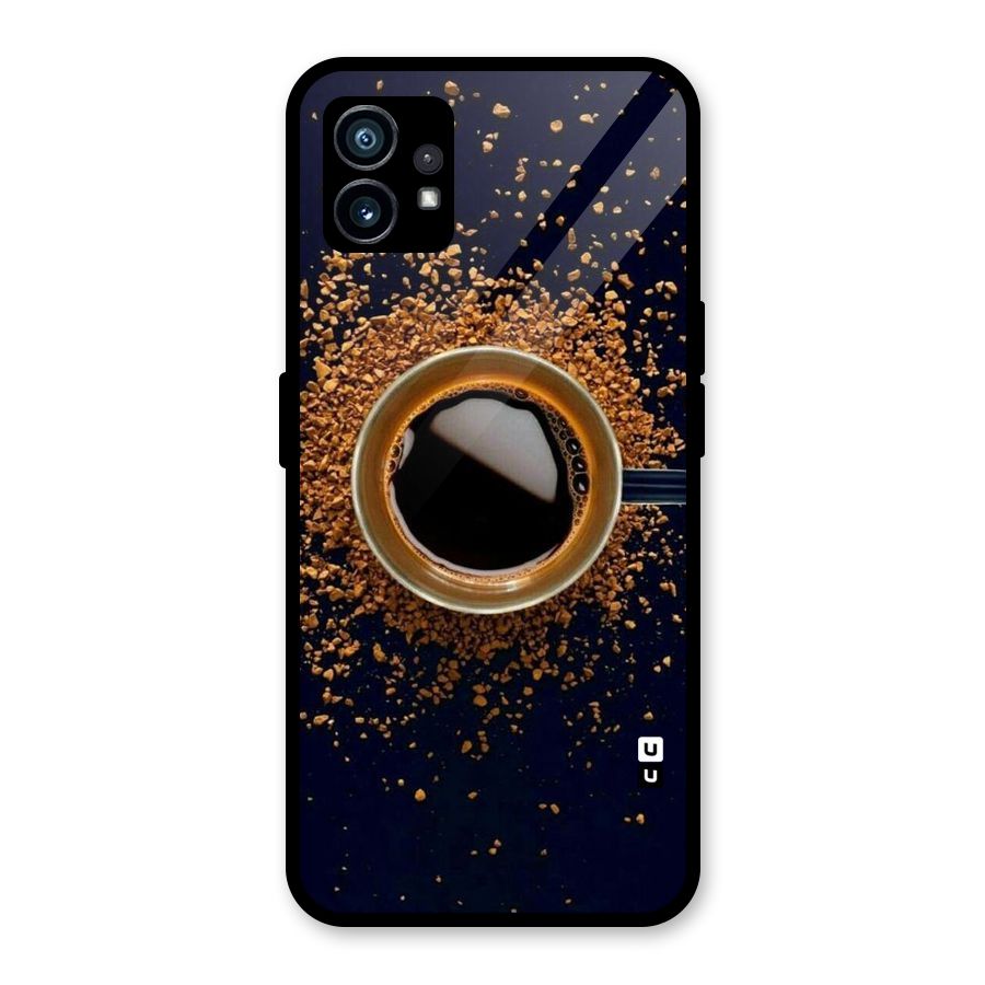 Black Coffee Glass Back Case for Nothing Phone 1