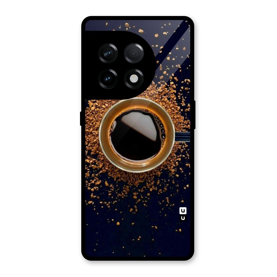 Black Coffee Glass Back Case for OnePlus 11R