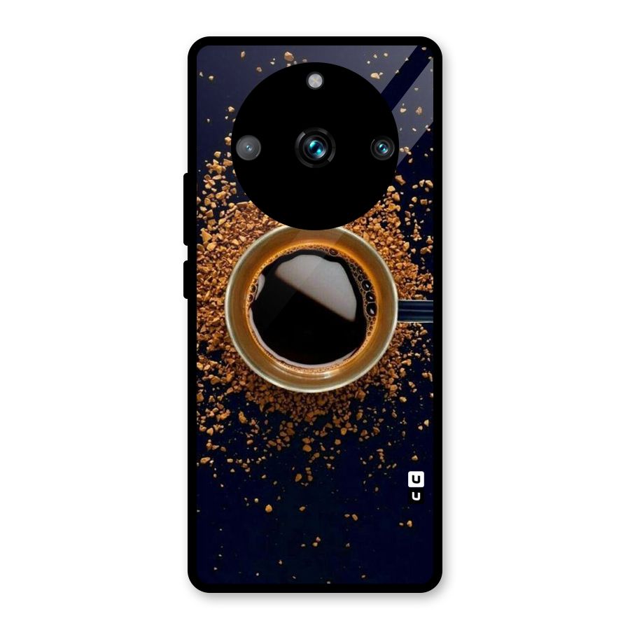 Black Coffee Glass Back Case for Realme Narzo 60 Pro