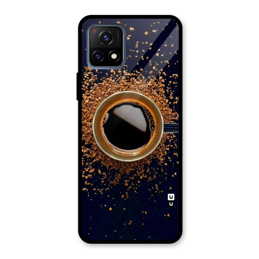 Black Coffee Glass Back Case for Vivo Y72 5G