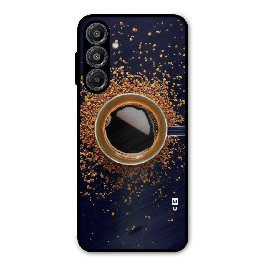 Black Coffee Metal Back Case for Galaxy A16 5G