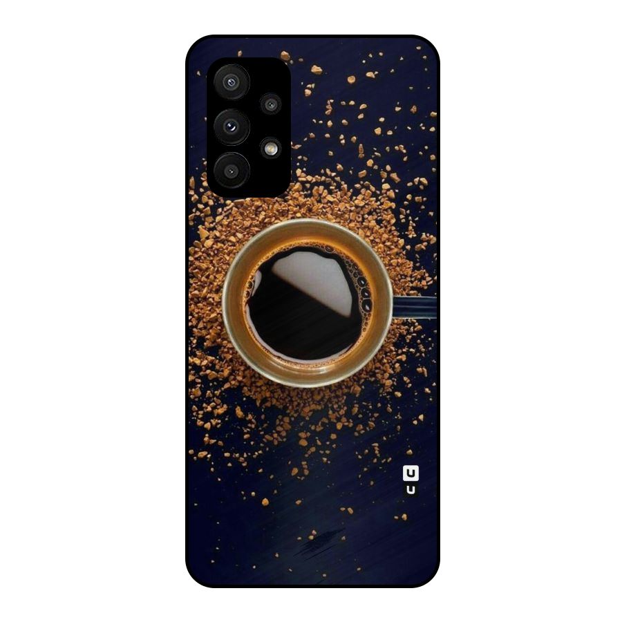 Black Coffee Metal Back Case for Galaxy A23