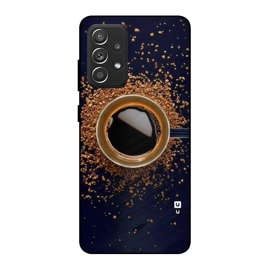 Black Coffee Metal Back Case for Galaxy A52s 5G